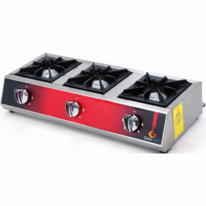 Cocina 3 fuegos a gas serie E-line