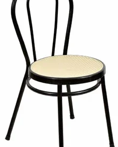 Silla Bistrot de rejilla — asiento Ø 39 cm