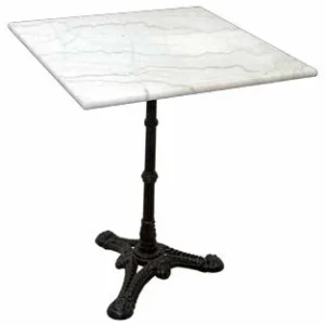 Mesa de mármol cuadrada — 60 × 60 cm