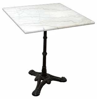 Mesa de mármol cuadrada — 60 × 60 cm