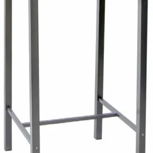 Mesa alta Troya gris — 60 × 60 cm