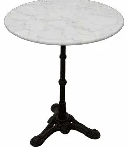 Mesa de mármol redonda — Ø 60 cm