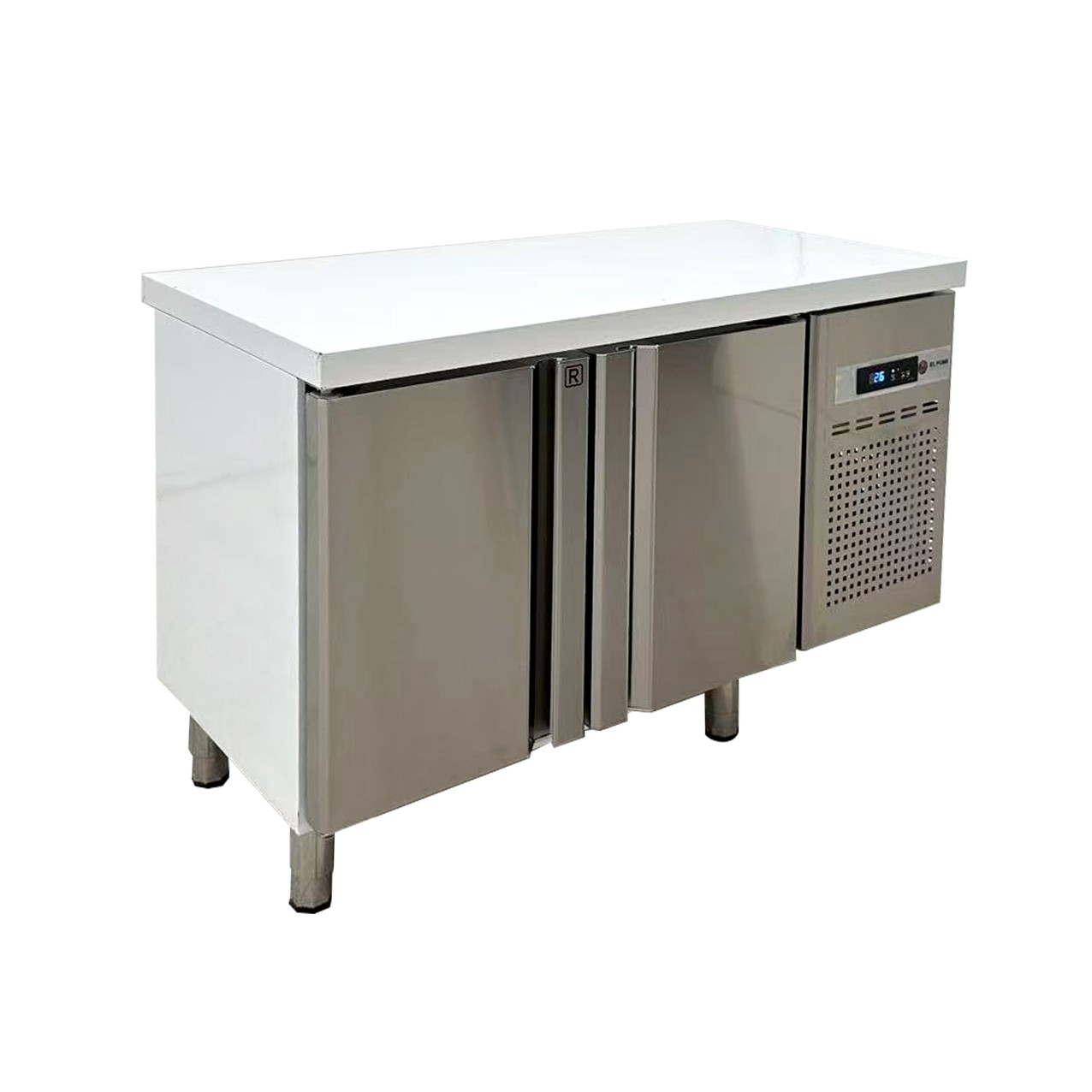 Mesa refrigerada 2 puertas acero inoxidable 1500 x 600 x 800 mm