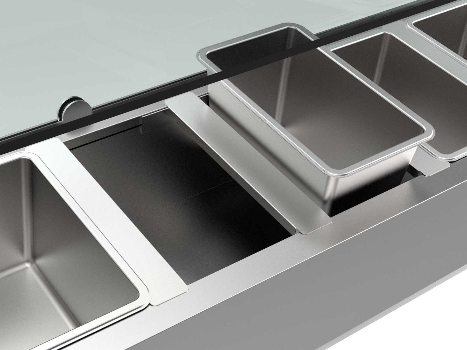 Vitrina de ingredientes refrigerada 1500 mm - Imagen 4