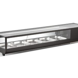 Vitrina expositora refrigerada para tapas 5 bandejas