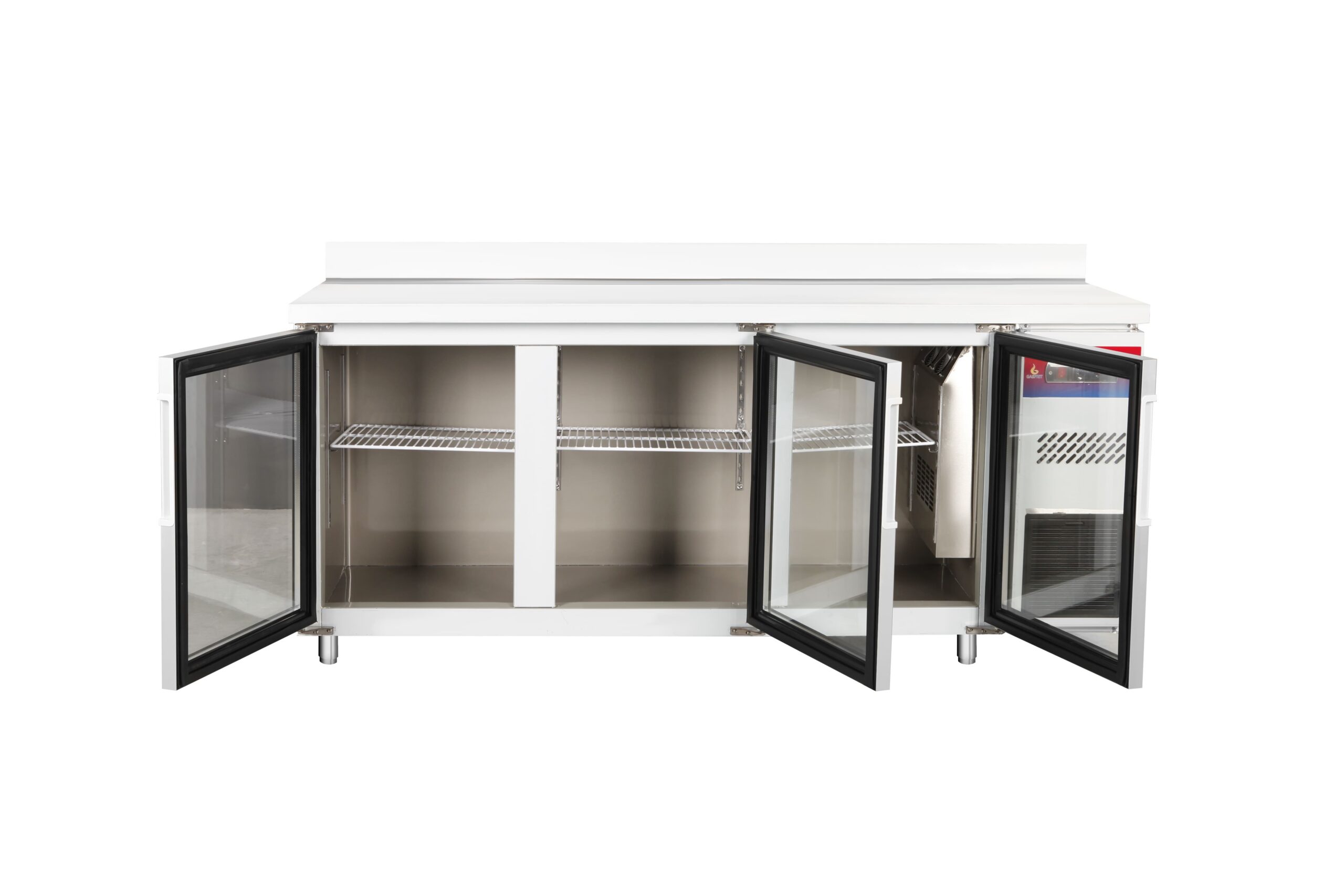 Mesa refrigerada frente mostrador 3 puertas de cristal - Imagen 3