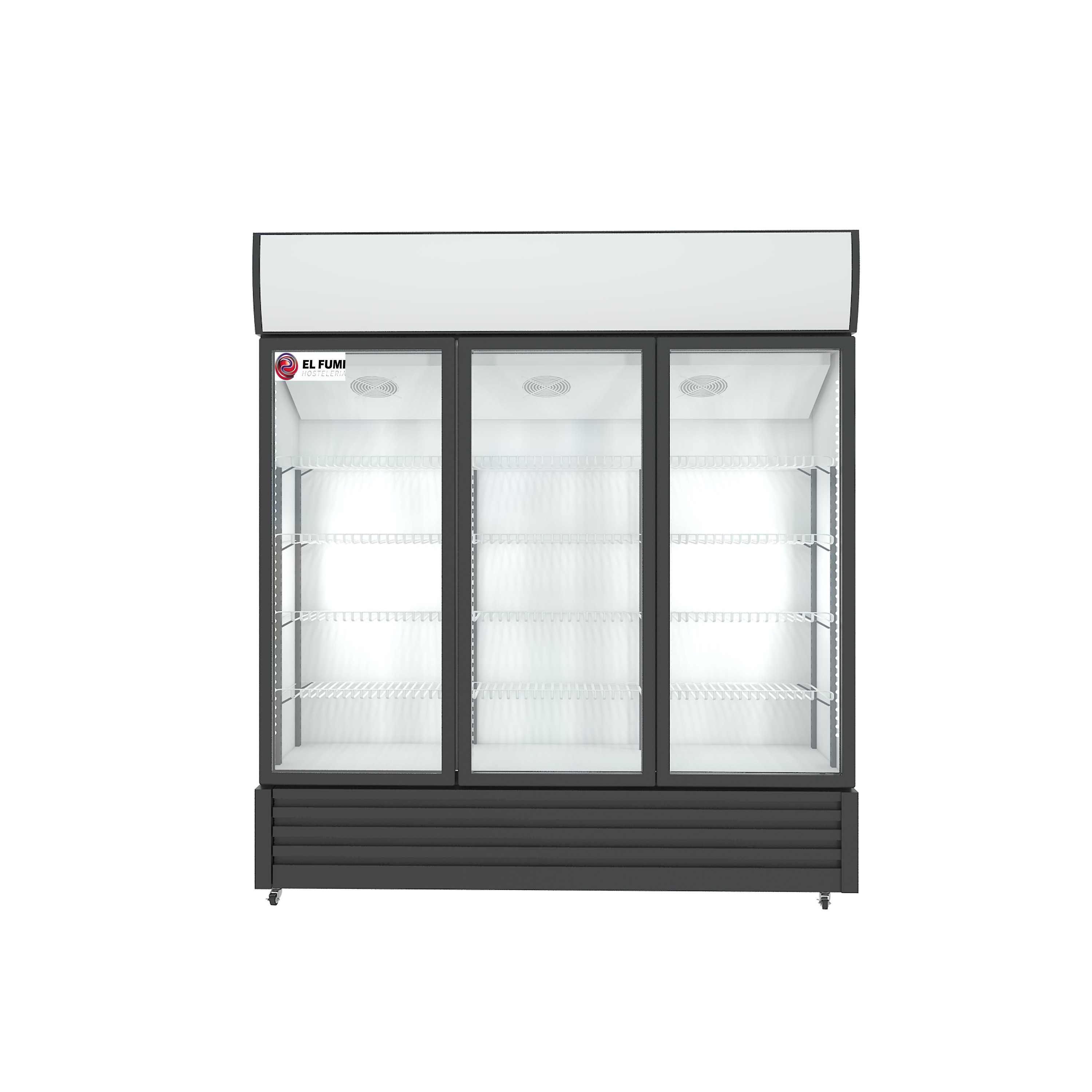 Armario expositor refrigerado 3 puertas de cristal - Imagen 3
