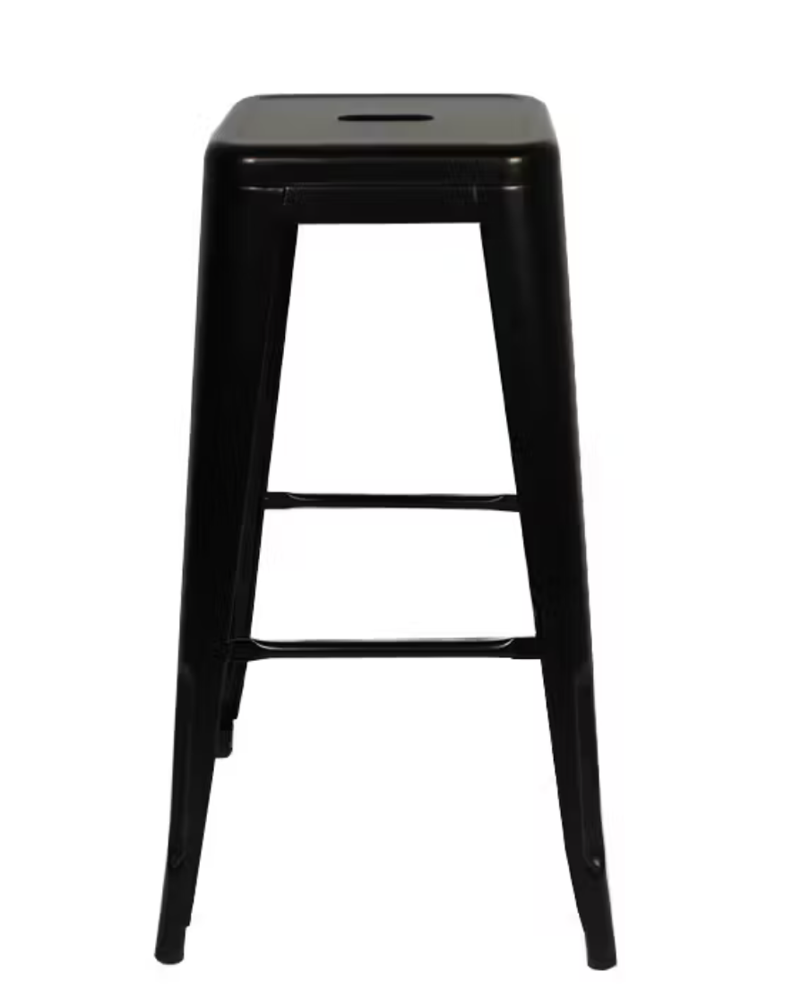 Taburete alto negro - Imagen 3