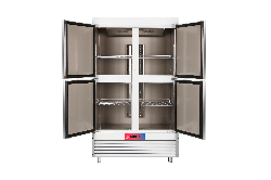 Armario refrigerado 4 puertas acero inoxidable