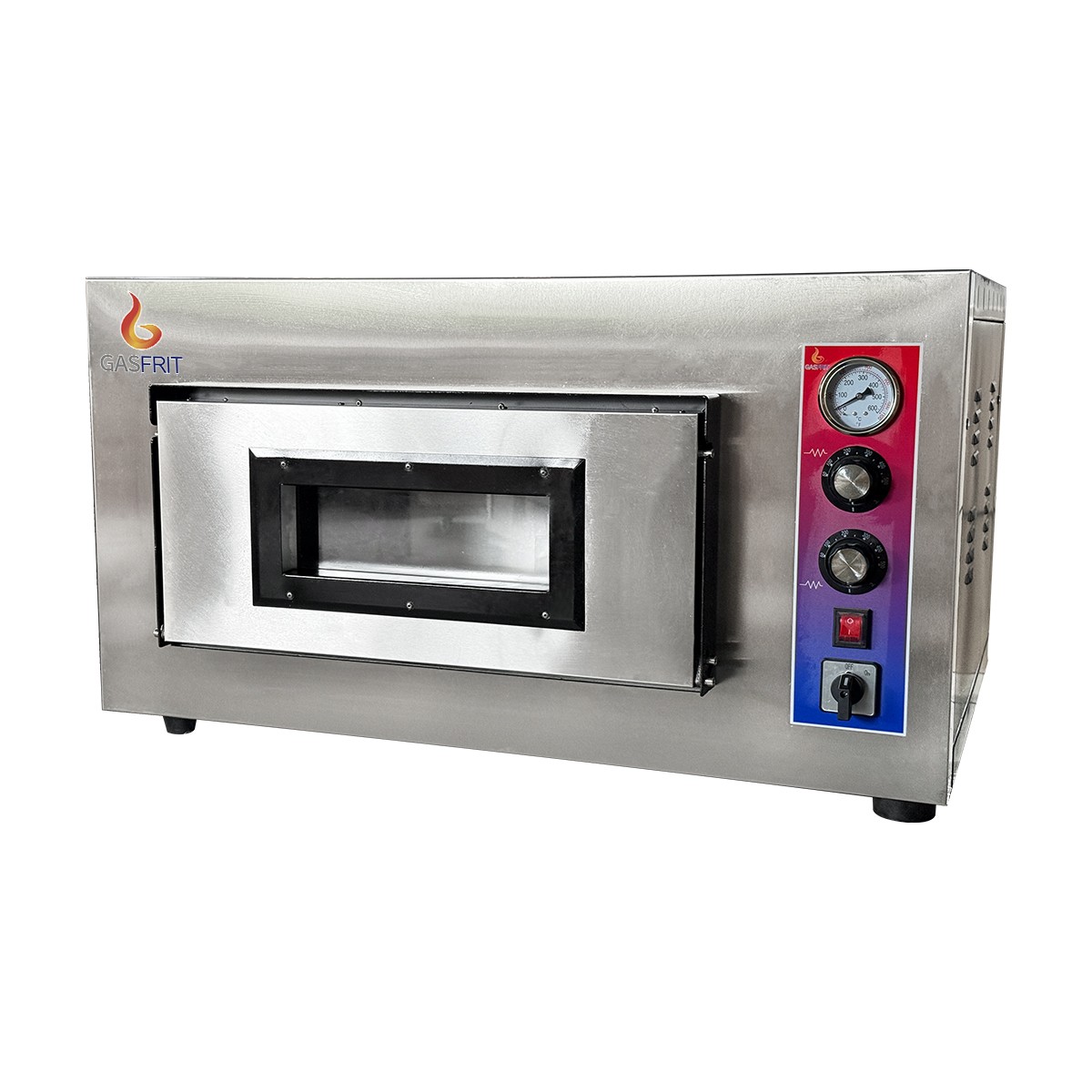 Horno de Pizza Eléctrico 6 x Pizzas Ø33 cm