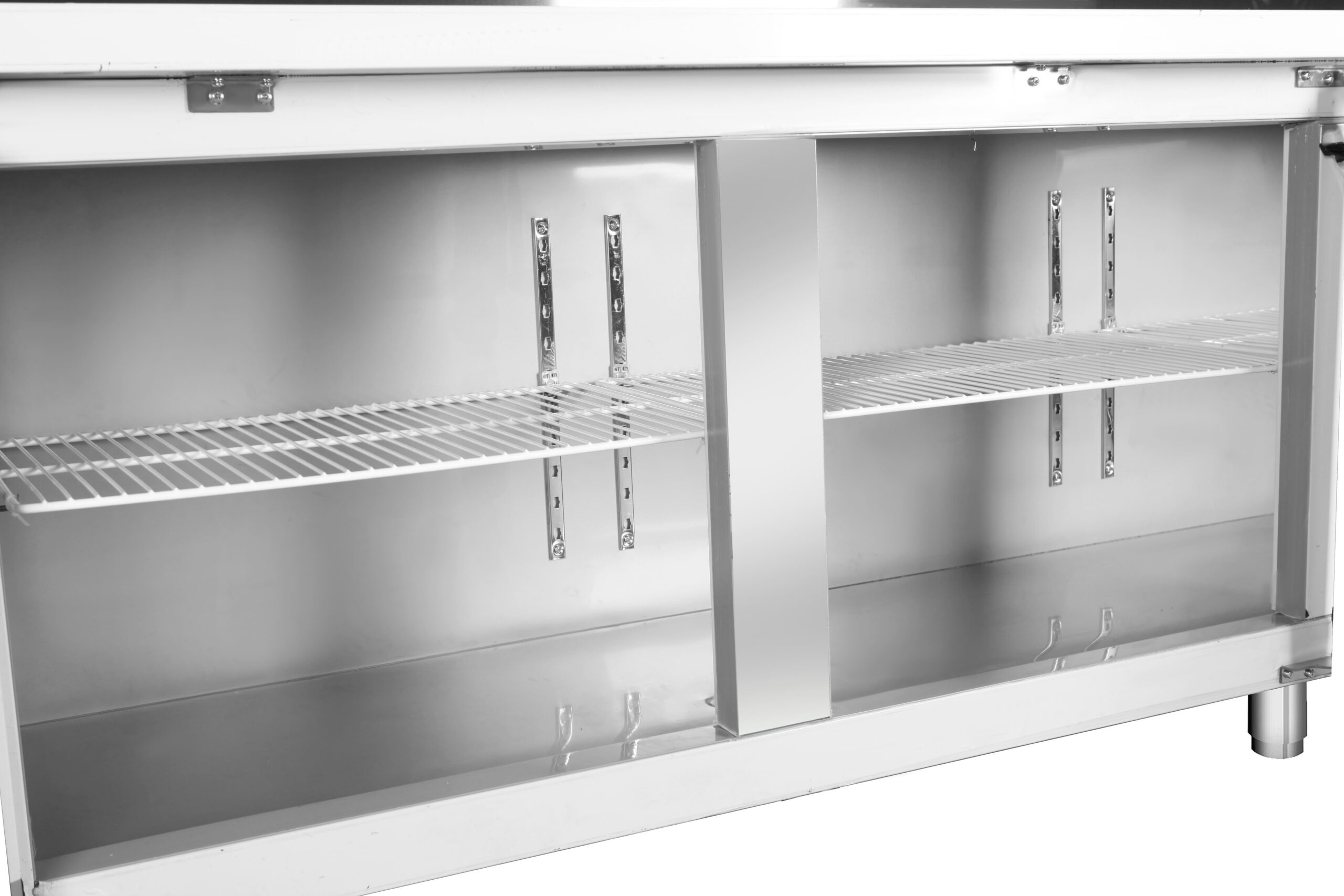 Mesa refrigerada frente mostrador 3 puertas de cristal - Imagen 4