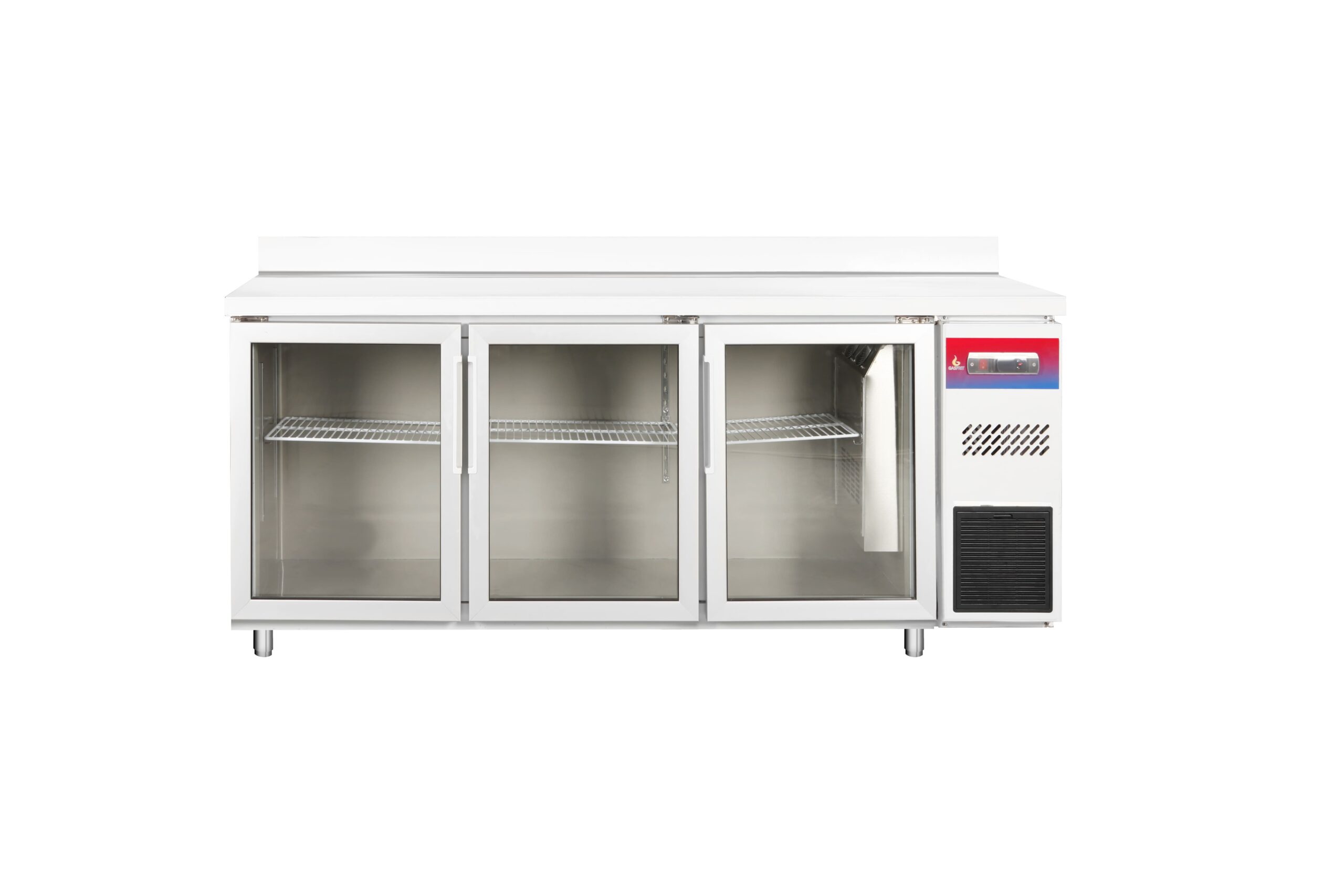 Mesa refrigerada frente mostrador 3 puertas de cristal - Imagen 2