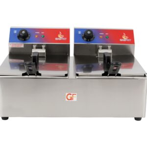 Freidora electrica 8 + 8 litros con termostato E.G.O