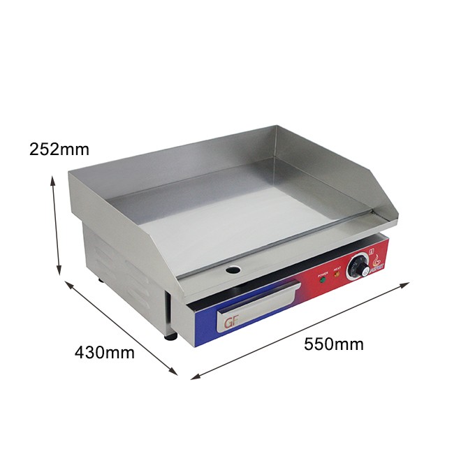 Plancha electrica con termostato E.G.O - Imagen 2