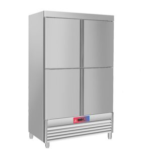 Armario refrigerado 4 puertas acero inoxidable