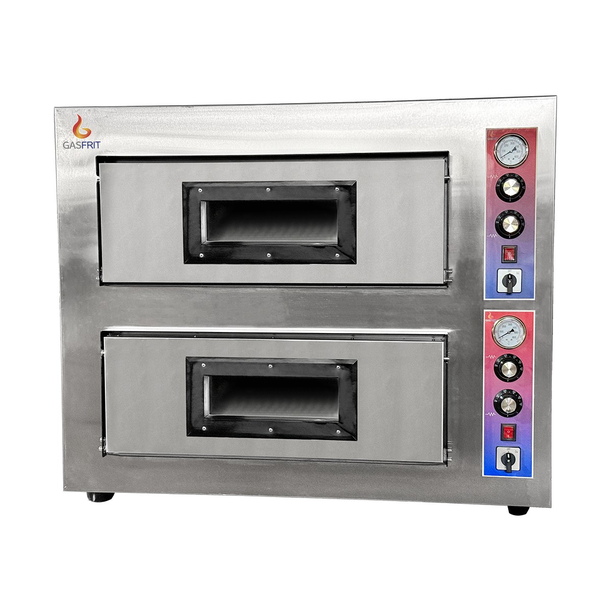 Horno de Pizza Eléctrico 6 + 6 x Pizzas Ø33 cm