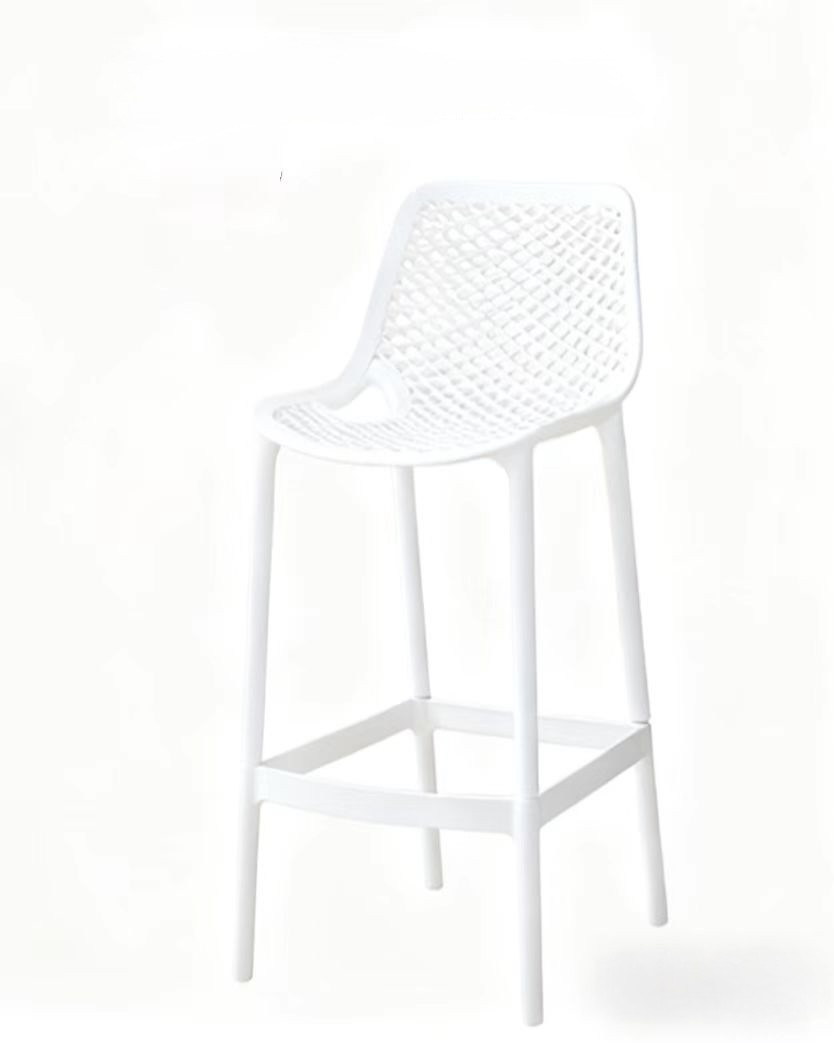 Taburete alto Blanco polipropileno