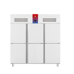 Armario refrigerado 6 puertas acero inoxidable