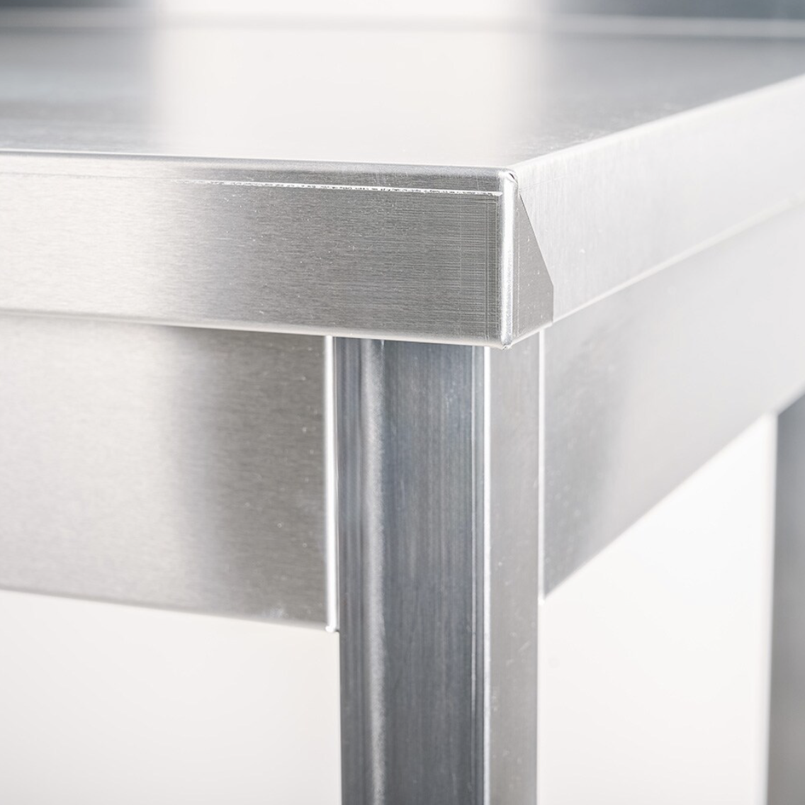 Mesa de trabajo de acero inoxidable central 2000 x 600 x 850 mm - Imagen 4