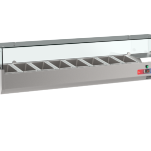 Vitrina de ingredientes refrigerada 1500 mm