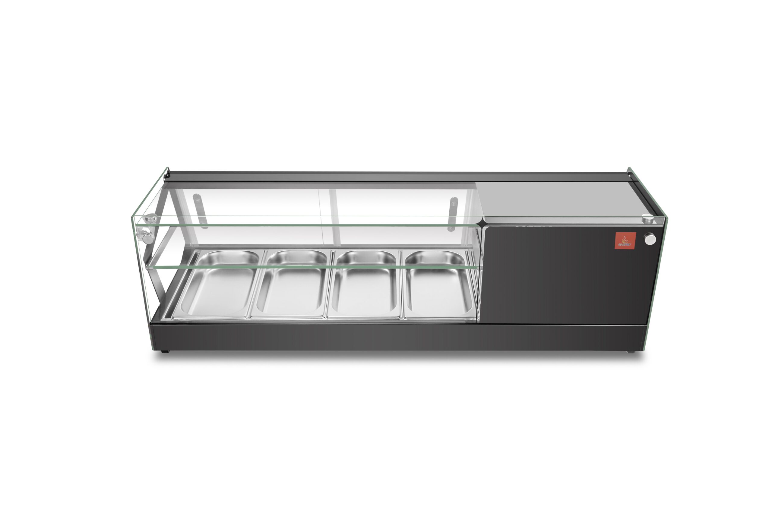 Vitrina expositora refrigerada 4 bandejas 2 plantas - Imagen 2