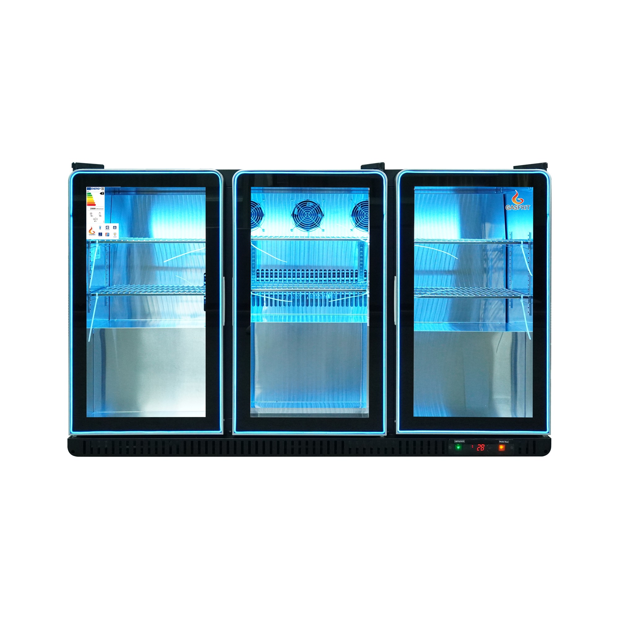 Botellero de sobremesa 3 puerta subzero led