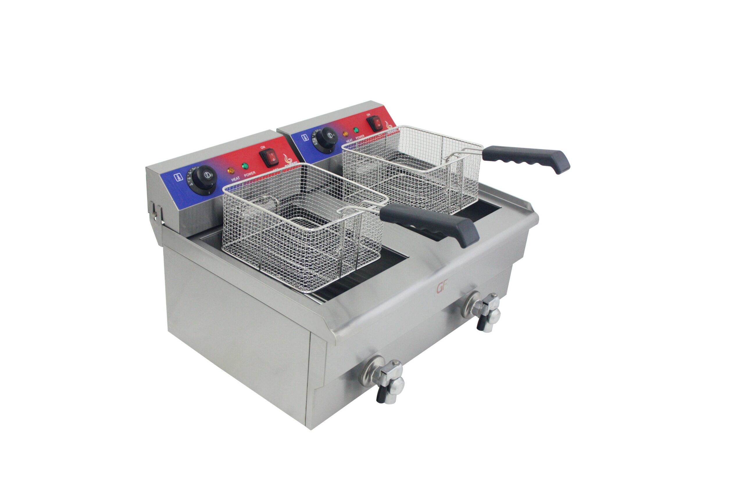 Freidora electrica 13 + 13 litros con termostato E.G.O