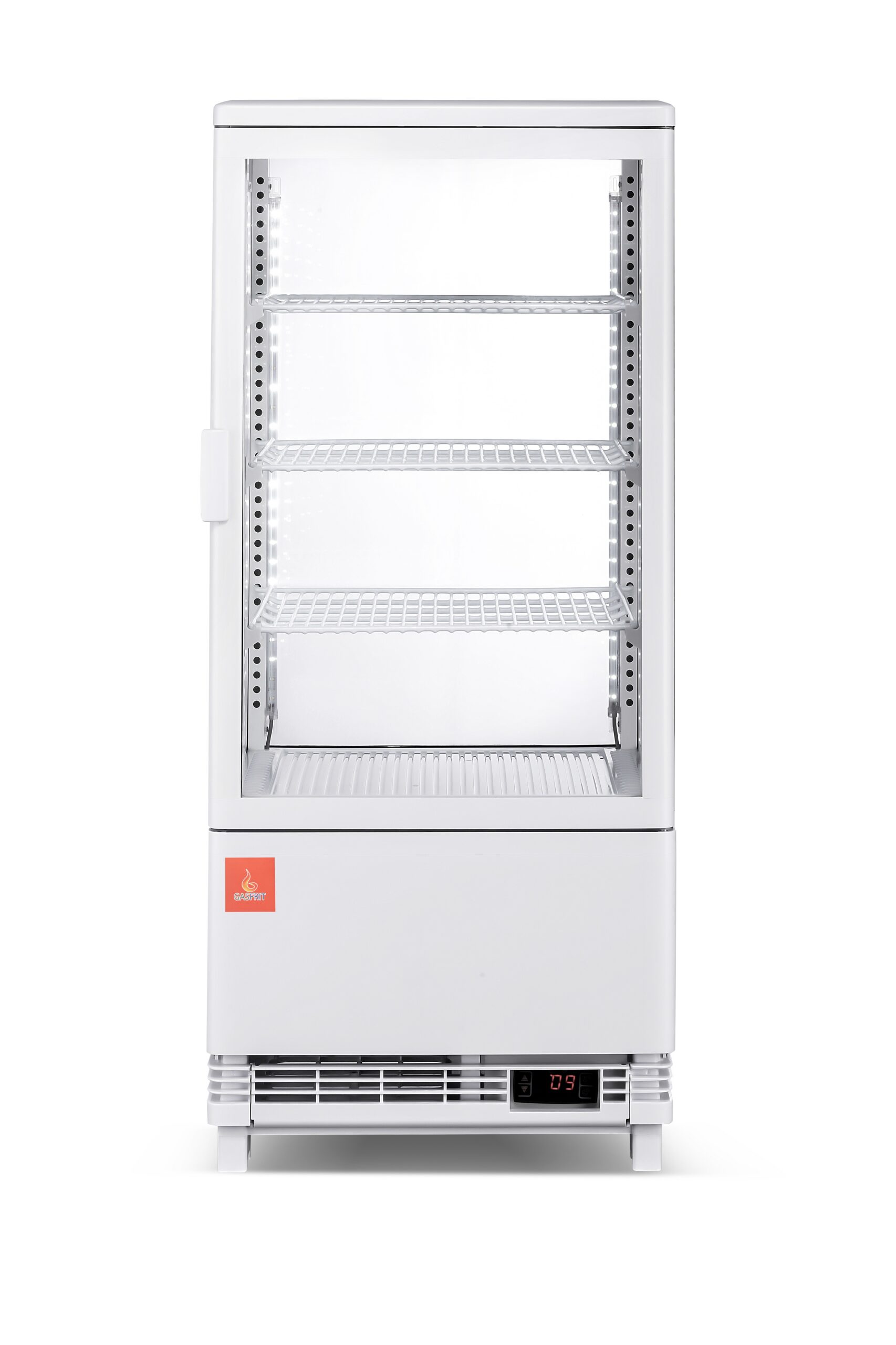 Armario 4 caras de cristal refrigerado blanca 78 L - Imagen 3