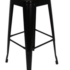Taburete alto negro