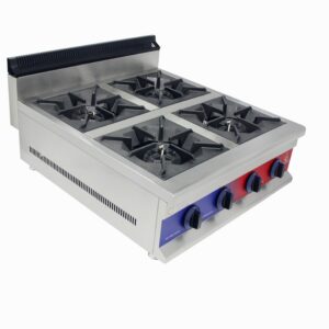 Cocina 4 fuegos de sobremesa a gas