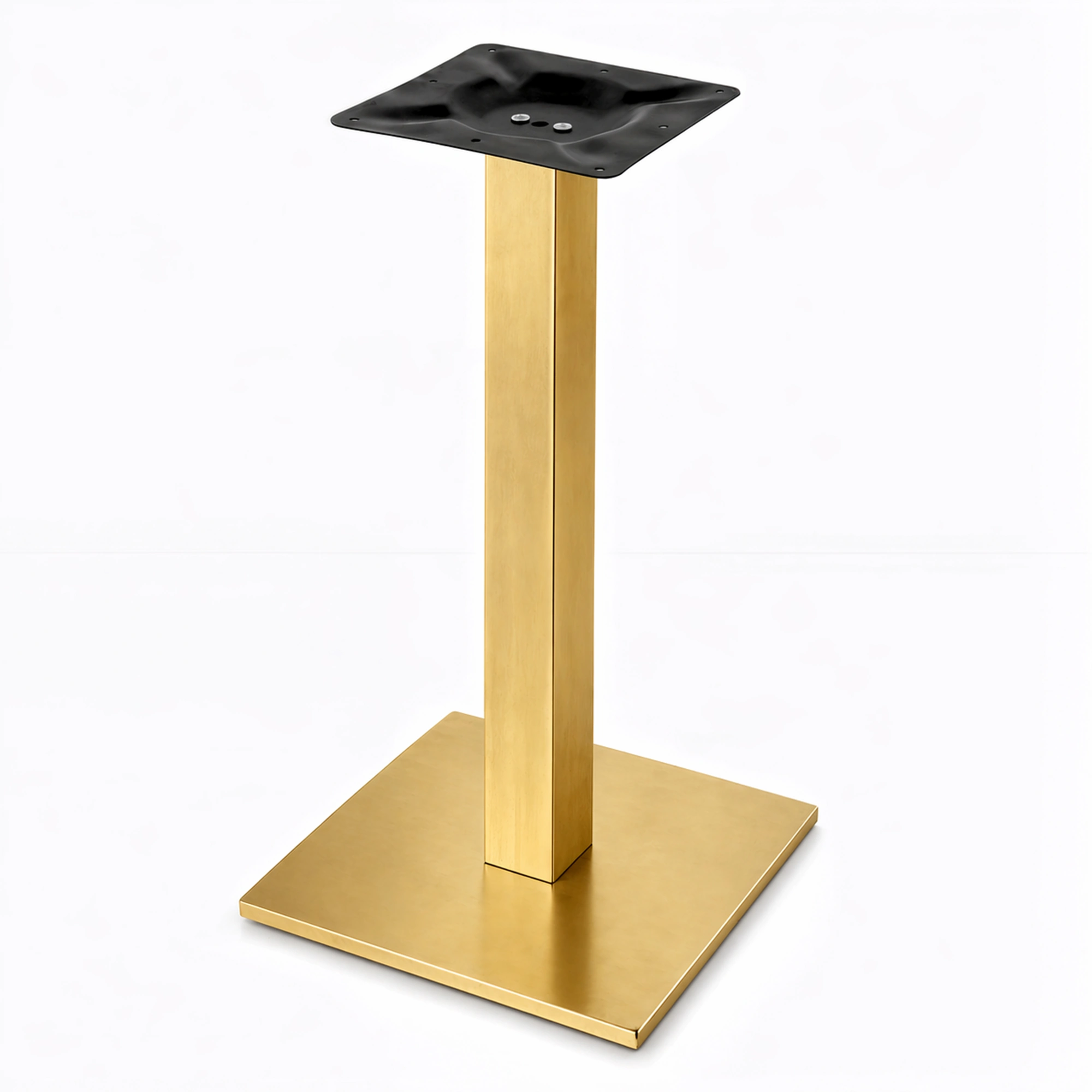 Base Cuadrada Dorado Inox