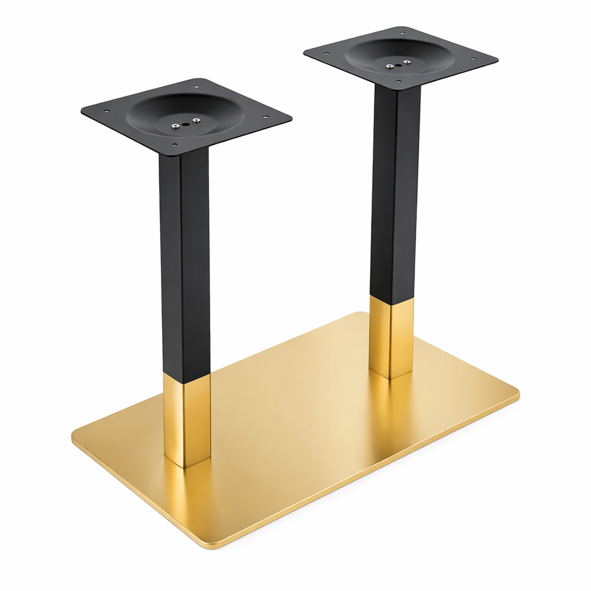 Base Doble Dorado+Negro