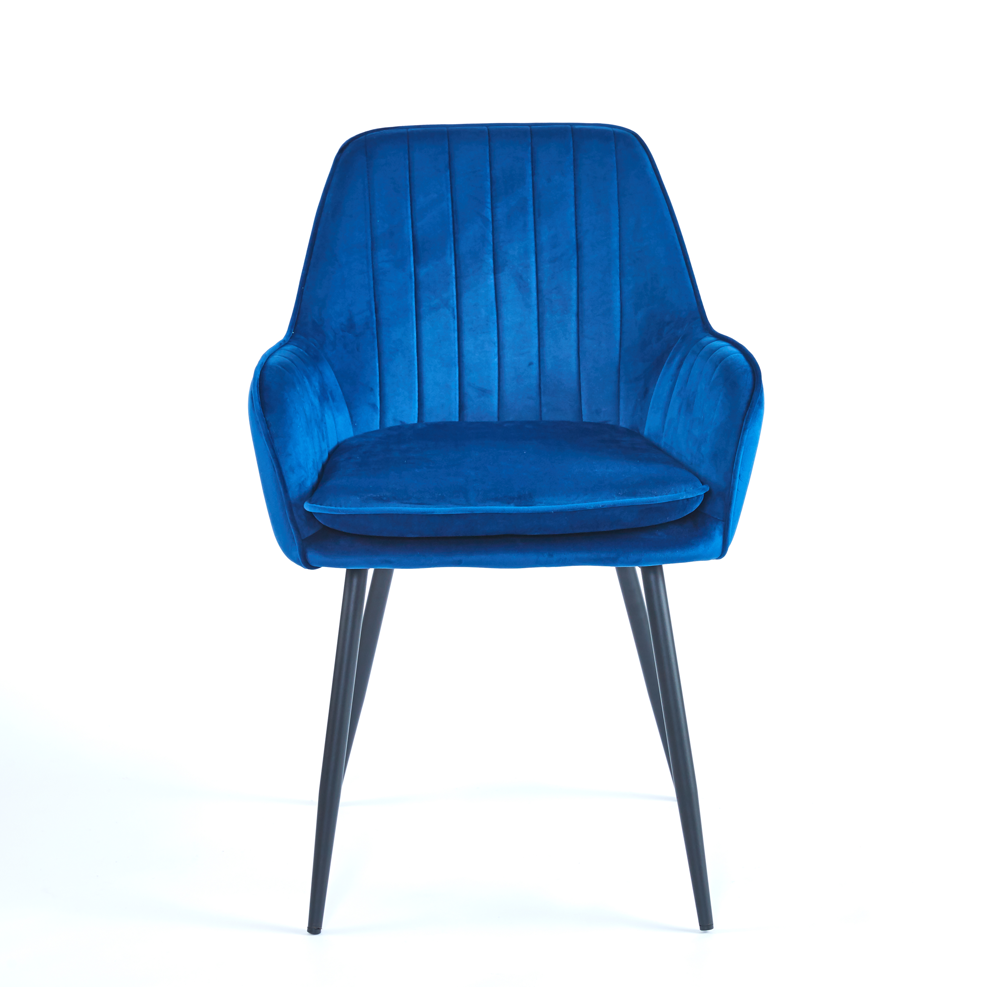 Silla Luma Terciopelo · Azul