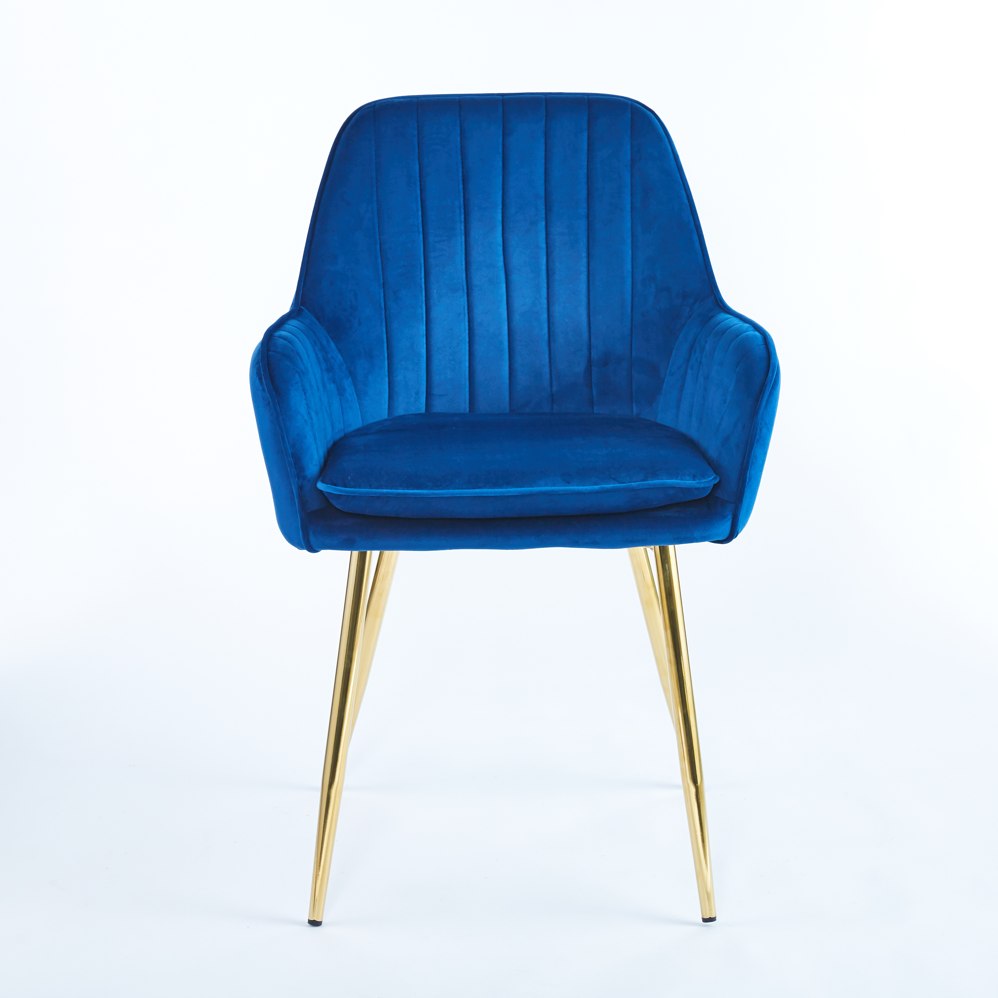 Silla Luma Terciopelo · Azul