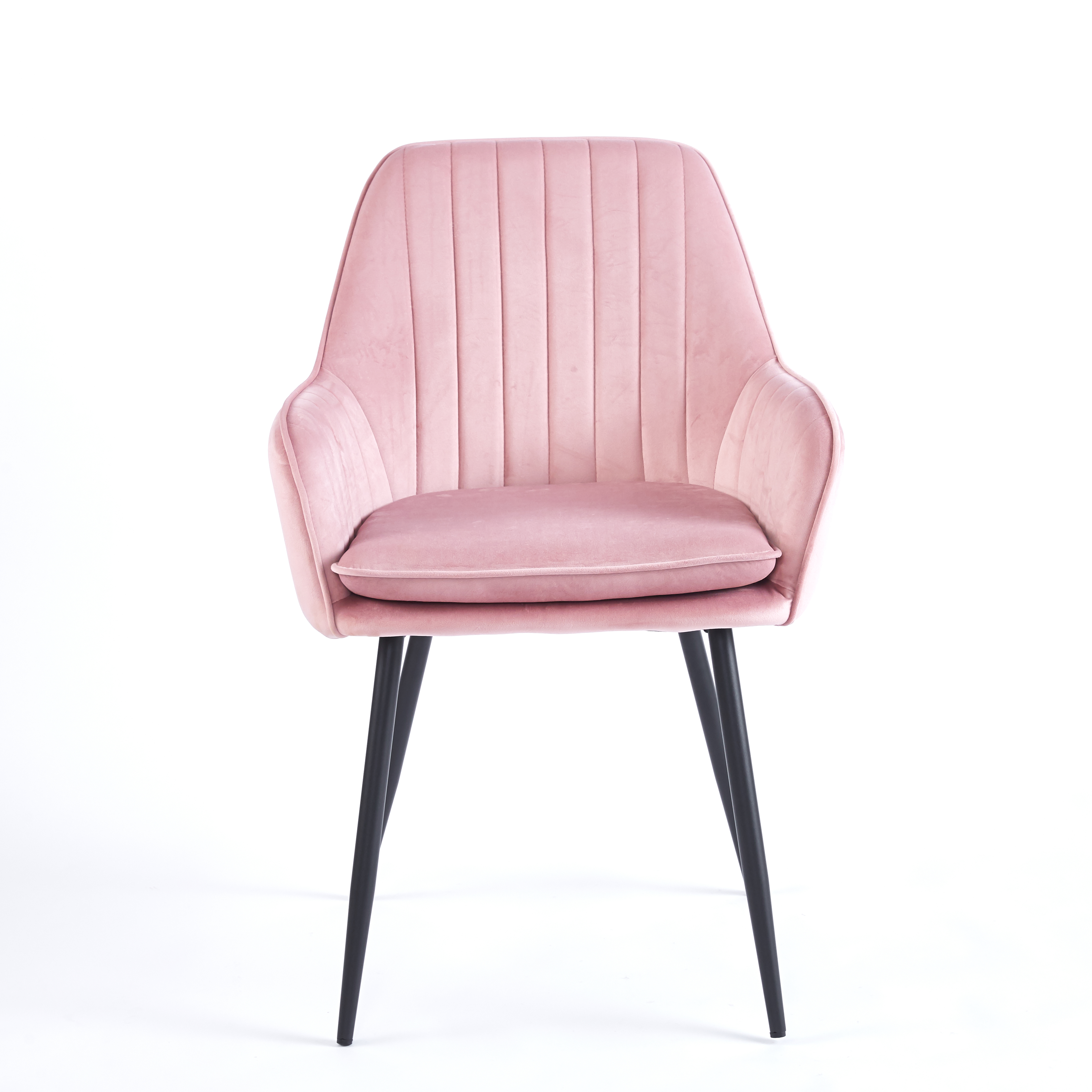 Silla Luma Terciopelo · Rosa