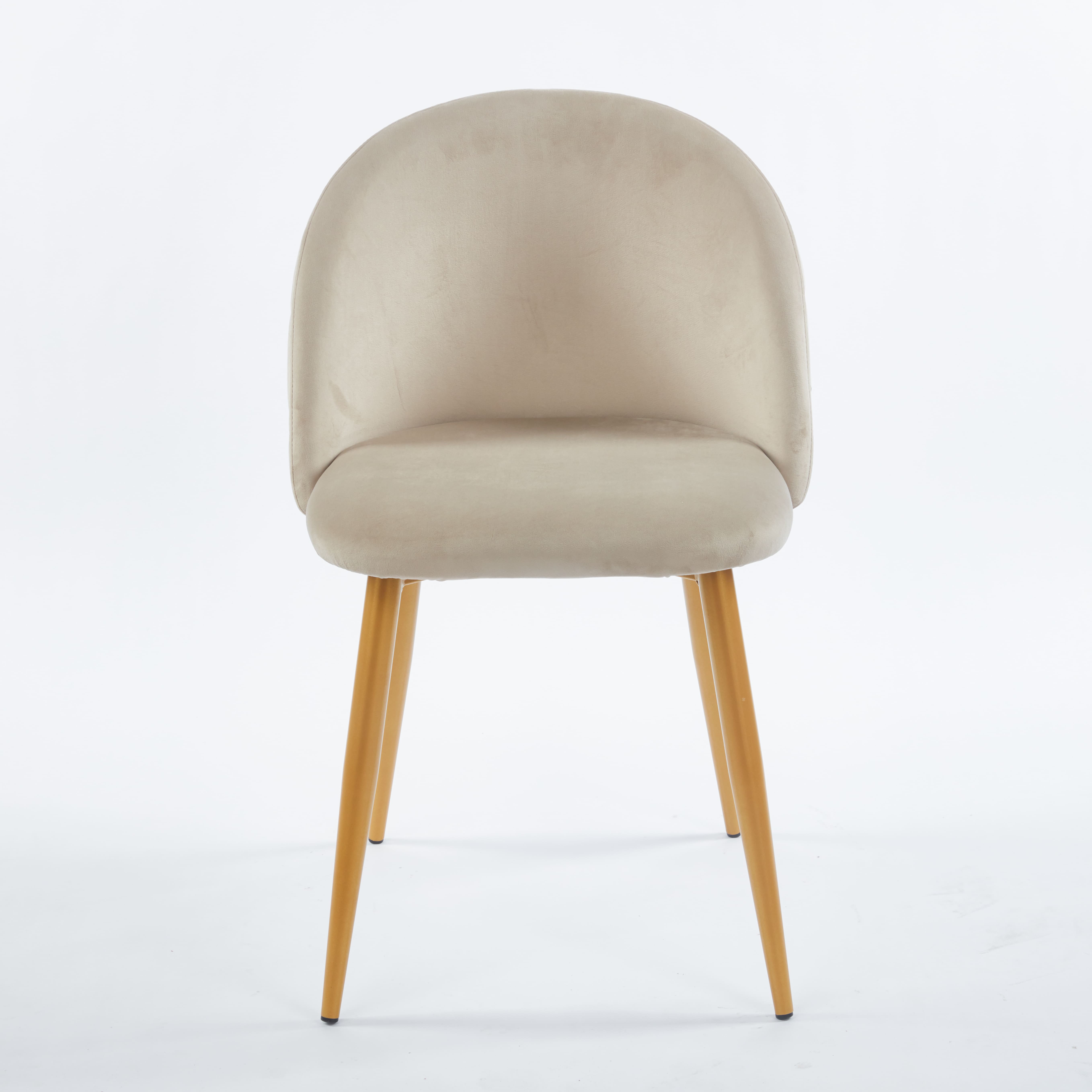 Silla Sora Terciopelo · Beige