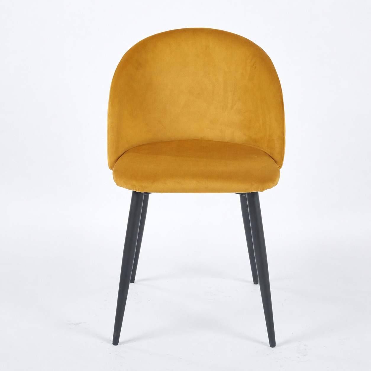 Silla Sora Terciopelo · Mostaza