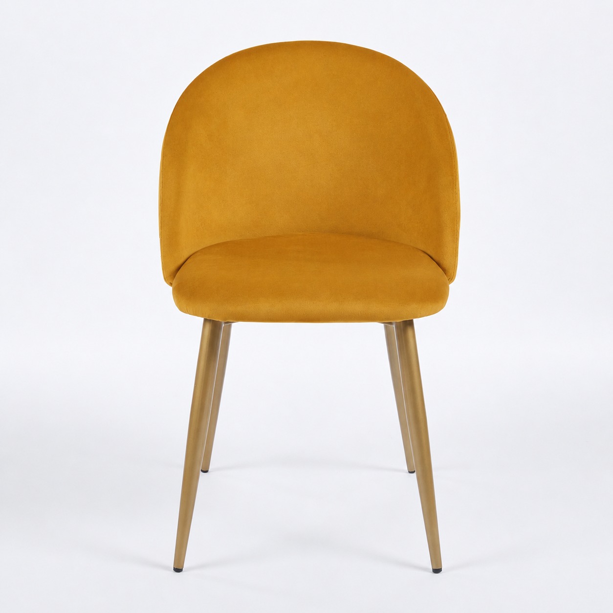 Silla Sora Terciopelo · Mostaza