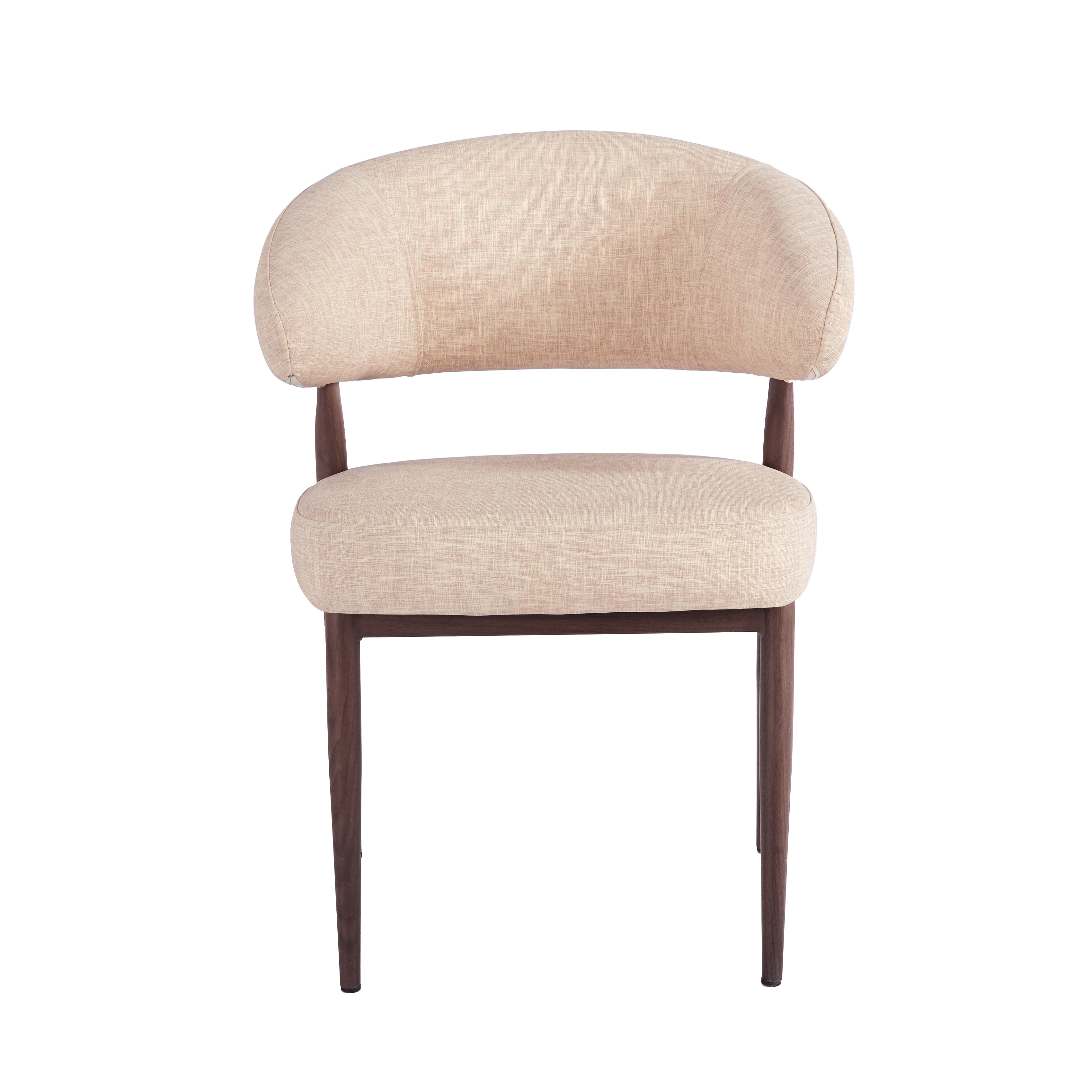 Silla Mía Polipiel Textil · Beige