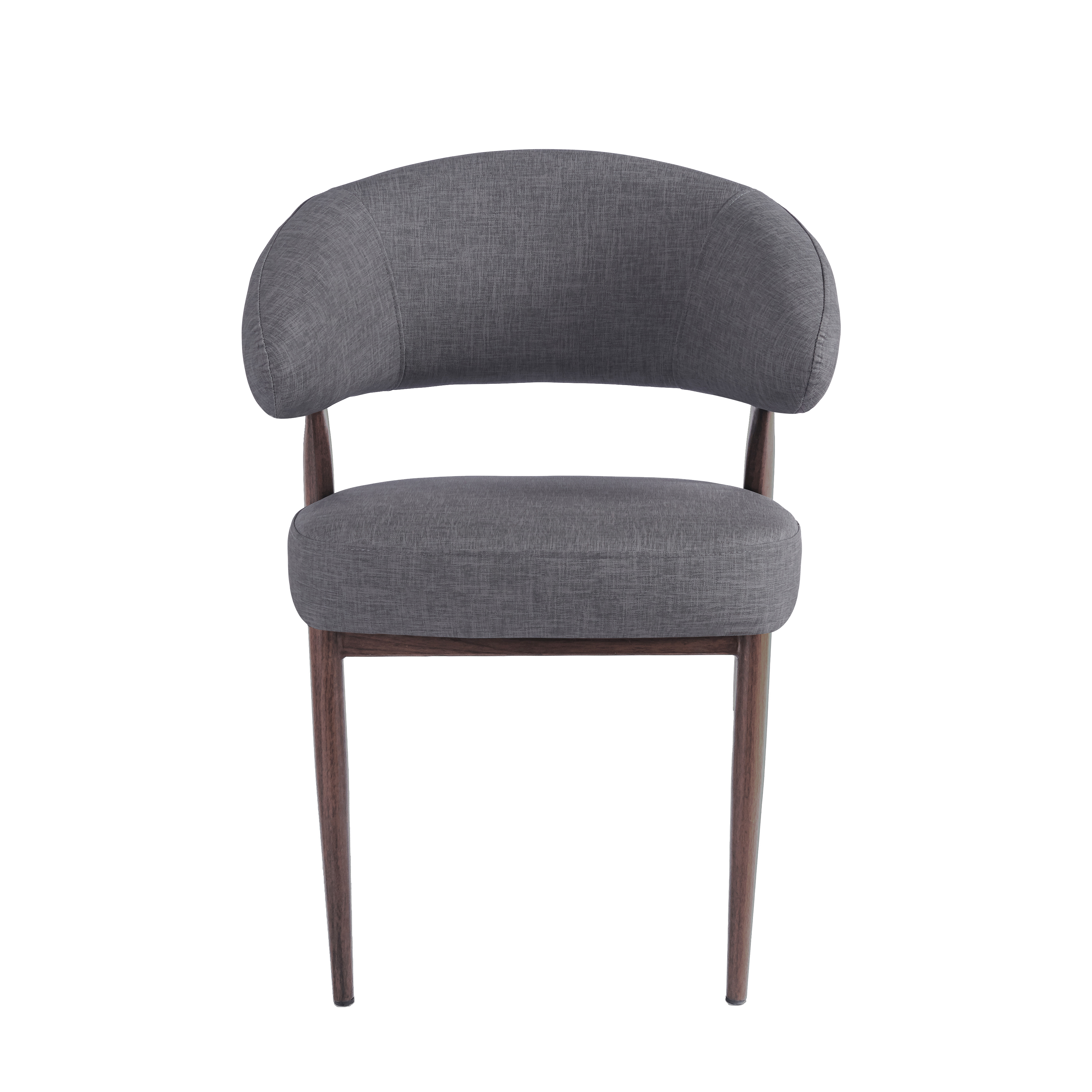 Silla Mía Polipiel Textil · Gris