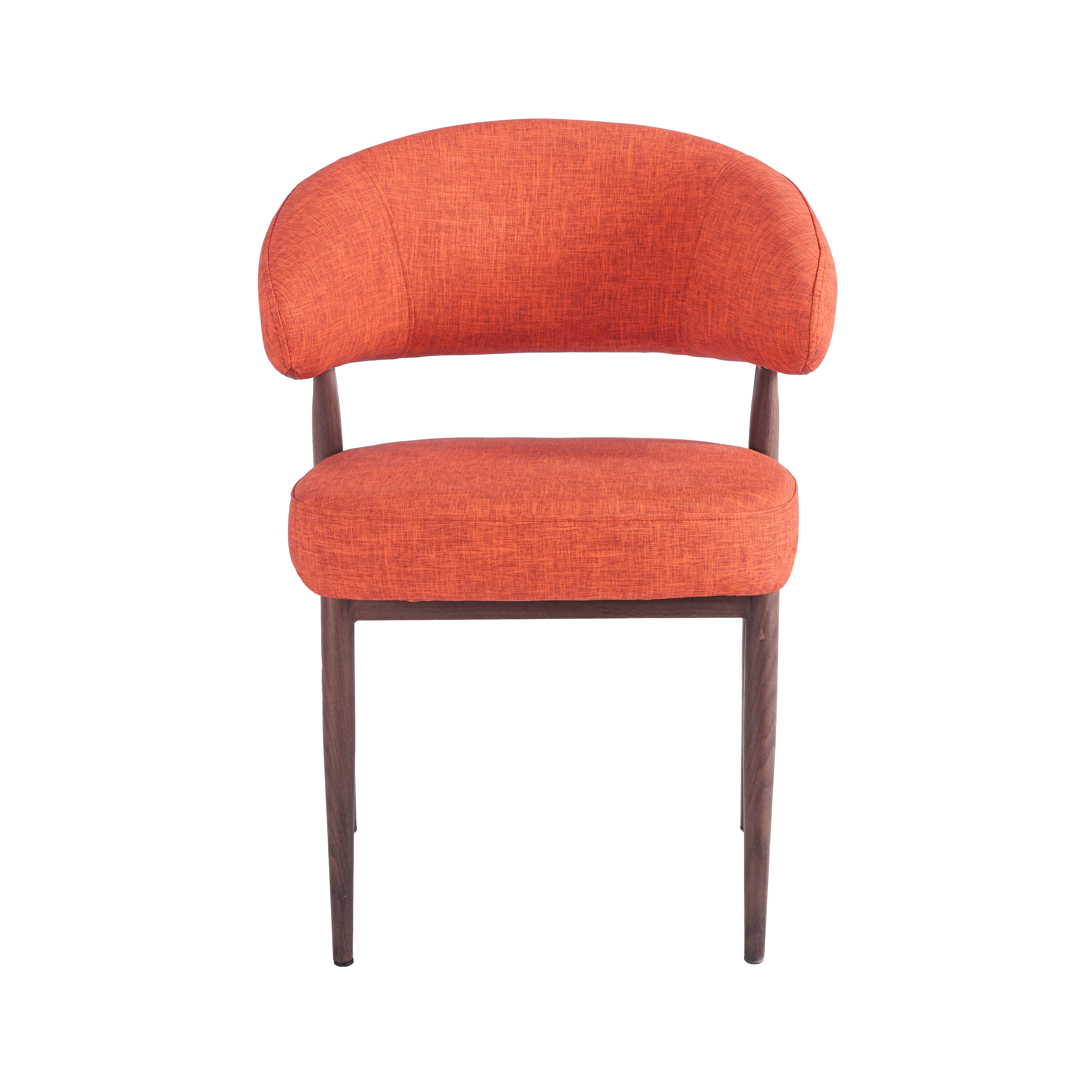Silla Mía Polipiel Textil · Terracotta