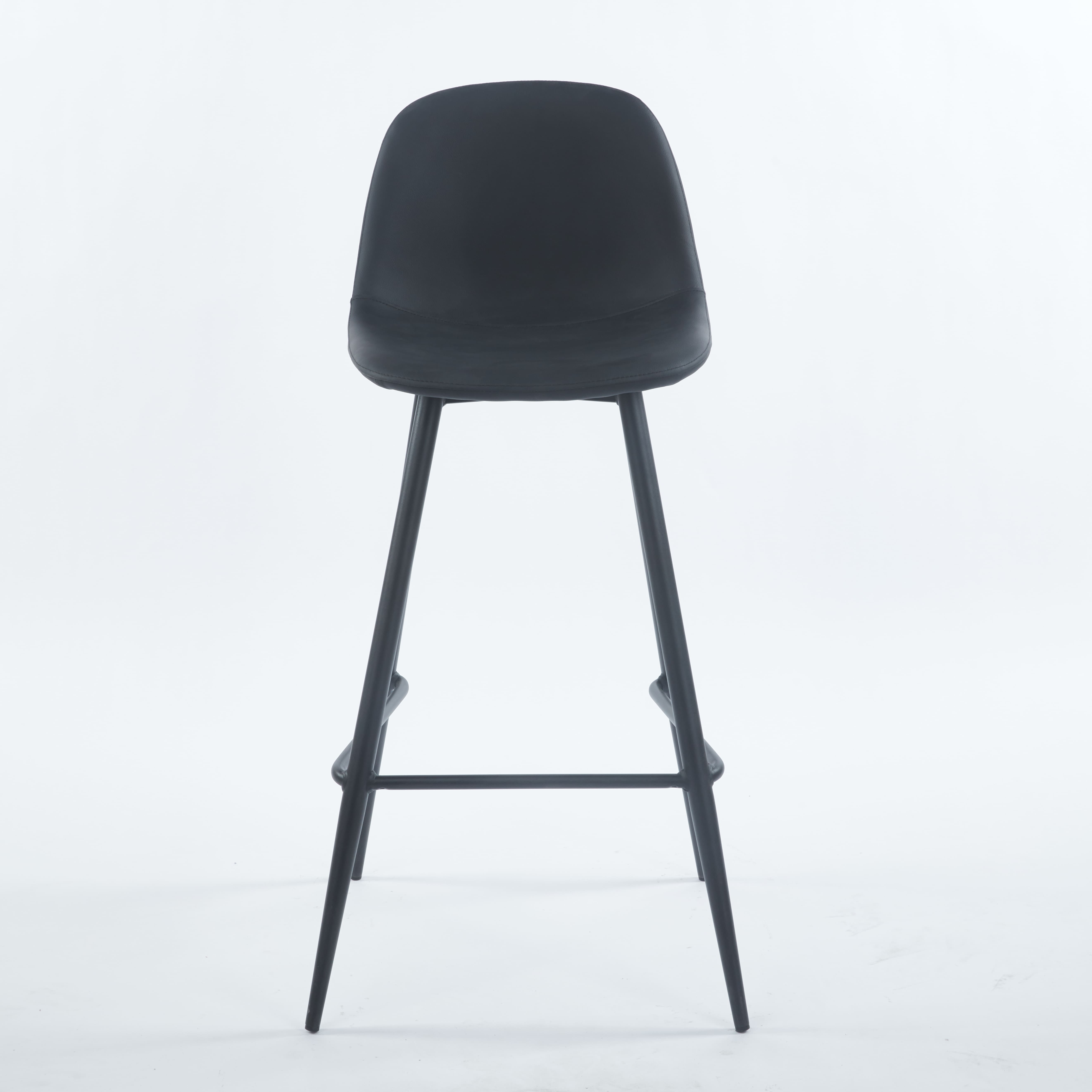 Taburete Nube Simili-Cuir · Negro