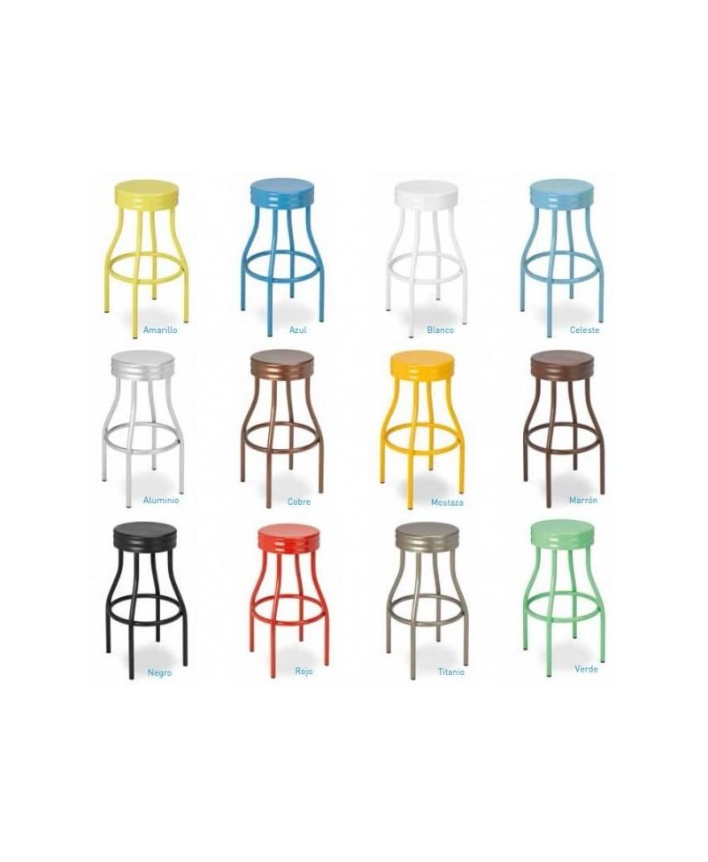 Taburete Vintage Metal