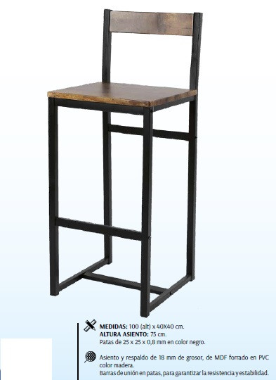 Taburete Rustic
