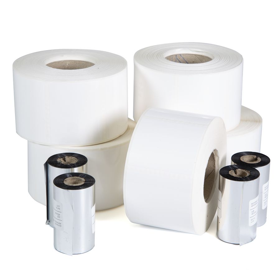 Etiquetas + ribbon para impresora SU (5000 uds 55 x 45 mm)