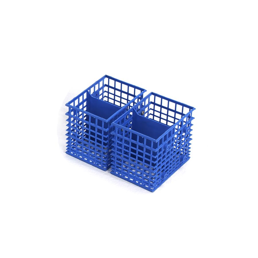Cestillo pequeño doble cubiertos · 2 x (110 x 80 x 110 mm)