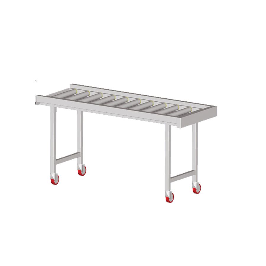 Mesa rodillos con ruedas y bisagra MRR-2145