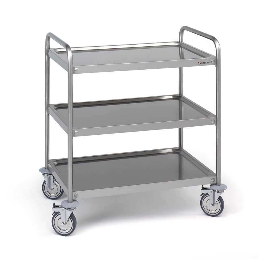 Carro de servicio 3 estantes - 800 x 500 mm - CS-308
