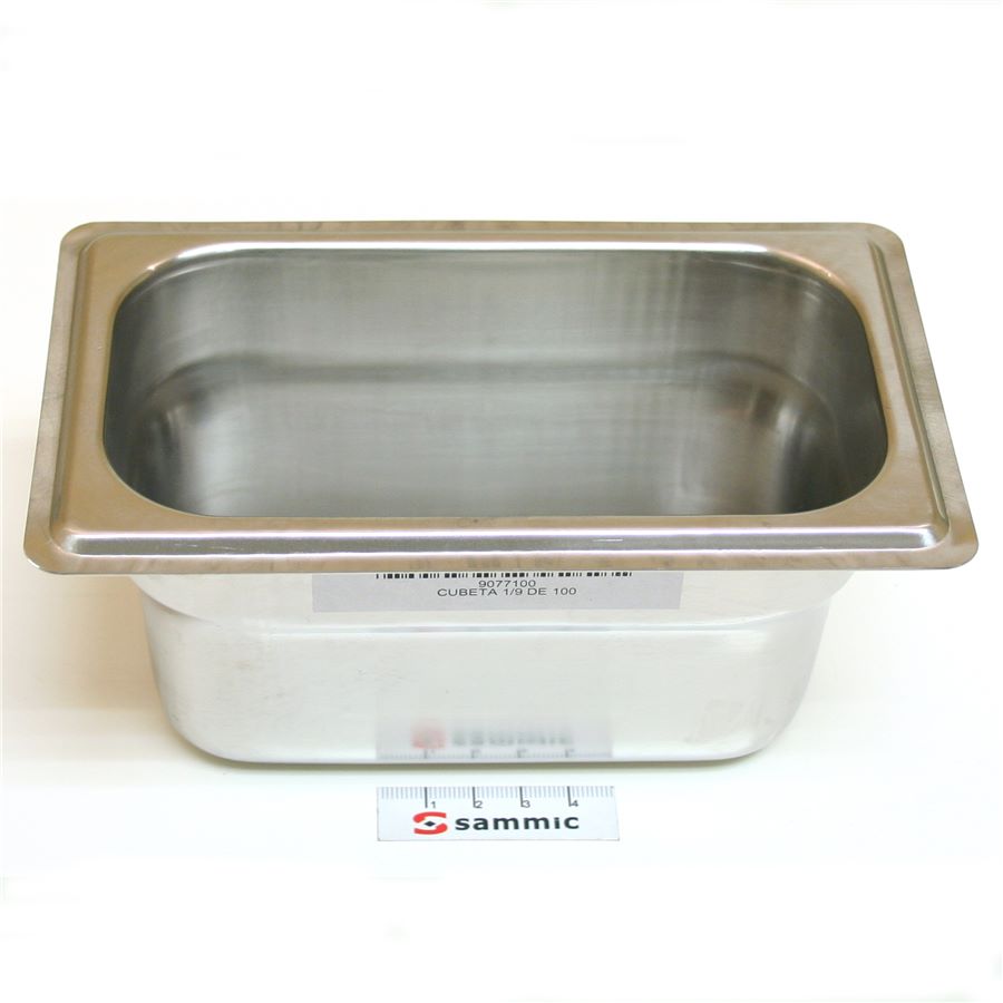 Cubeta 1/9 de 100 (176 x 108 x 100 mm)